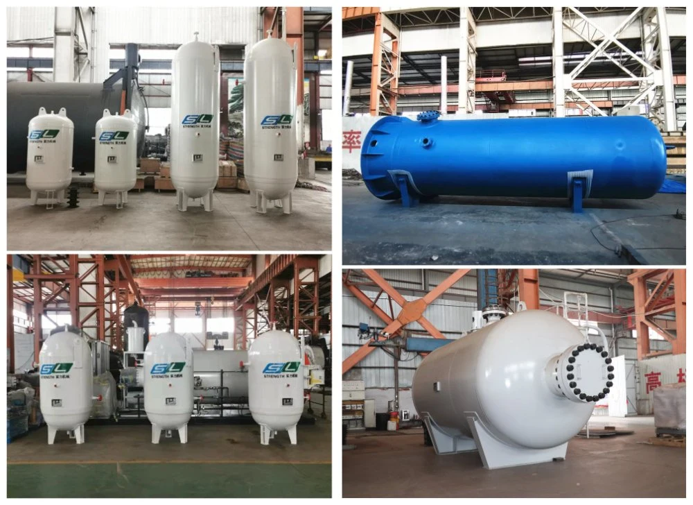 ASME Standard Industrial Steel Customized Buffer Air Gas Storage Tank
