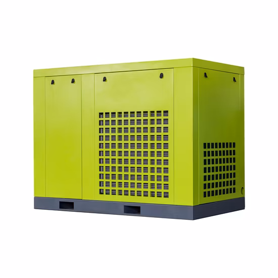 Moair Stationary Type Closed Type Intelligent PLC Control Low Pressure Screw Air Compressor