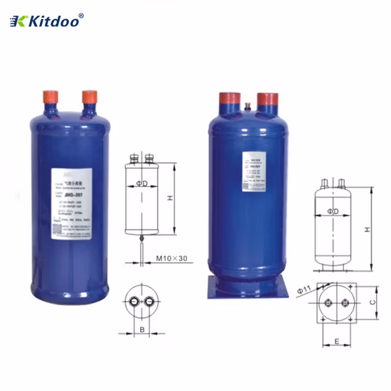 ODF Refrigerator Parts Oil Separator for Refrigeration Liquid Gas Oil Separator for Cooling System