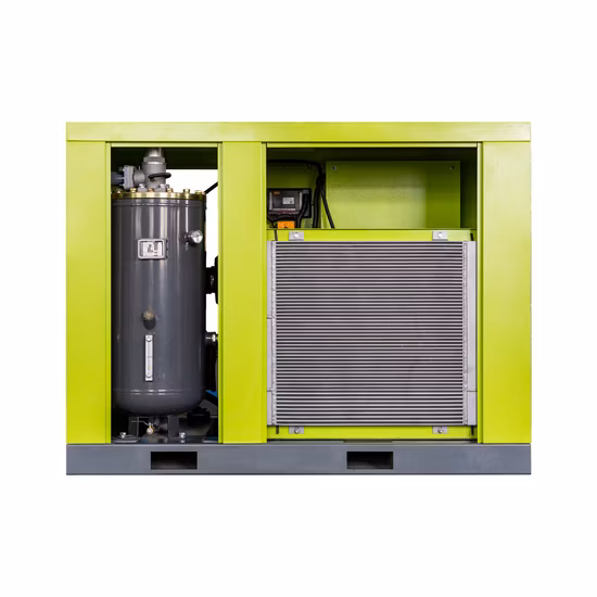 Moair Stationary Type Closed Type Intelligent PLC Control Low Pressure Screw Air Compressor