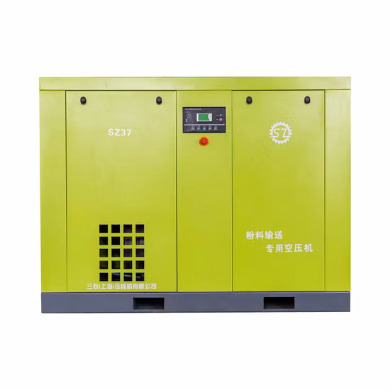 Moair Stationary Type Closed Type Intelligent PLC Control Low Pressure Screw Air Compressor